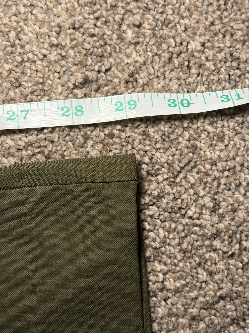 Banana Republic Sculpted Cropped Bootcut Pant 16 Long NWT Olive Green Stretch - Picture 16 of 16